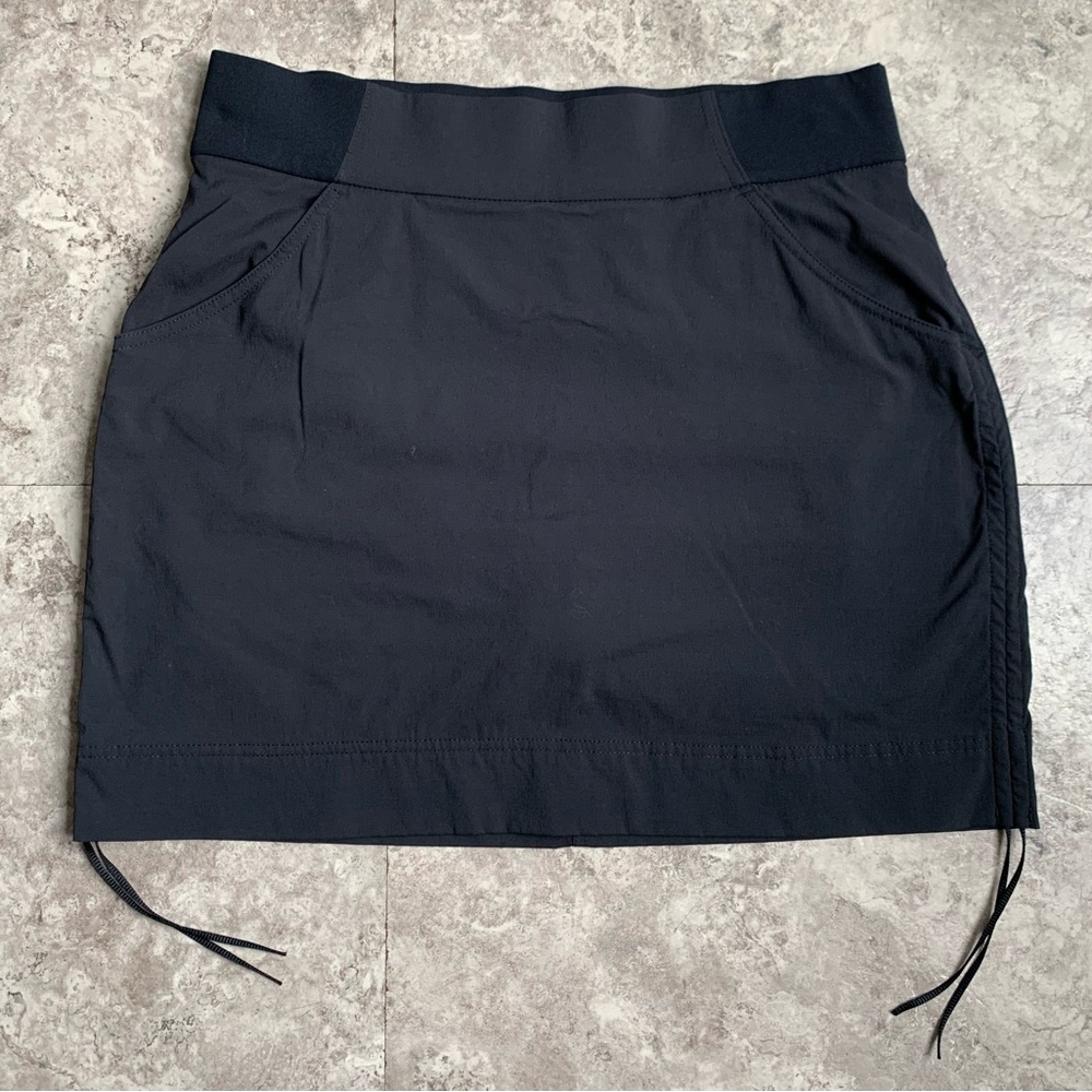 Columbia Black Active Skort with Drawstring Detail